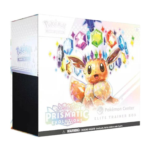 Prismatic Evolutions Pokemon Elite Trainer Box One set